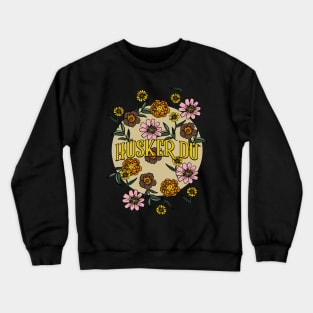 Husker Du Name Personalized Flower Retro Floral 80s 90s Name Style Crewneck Sweatshirt